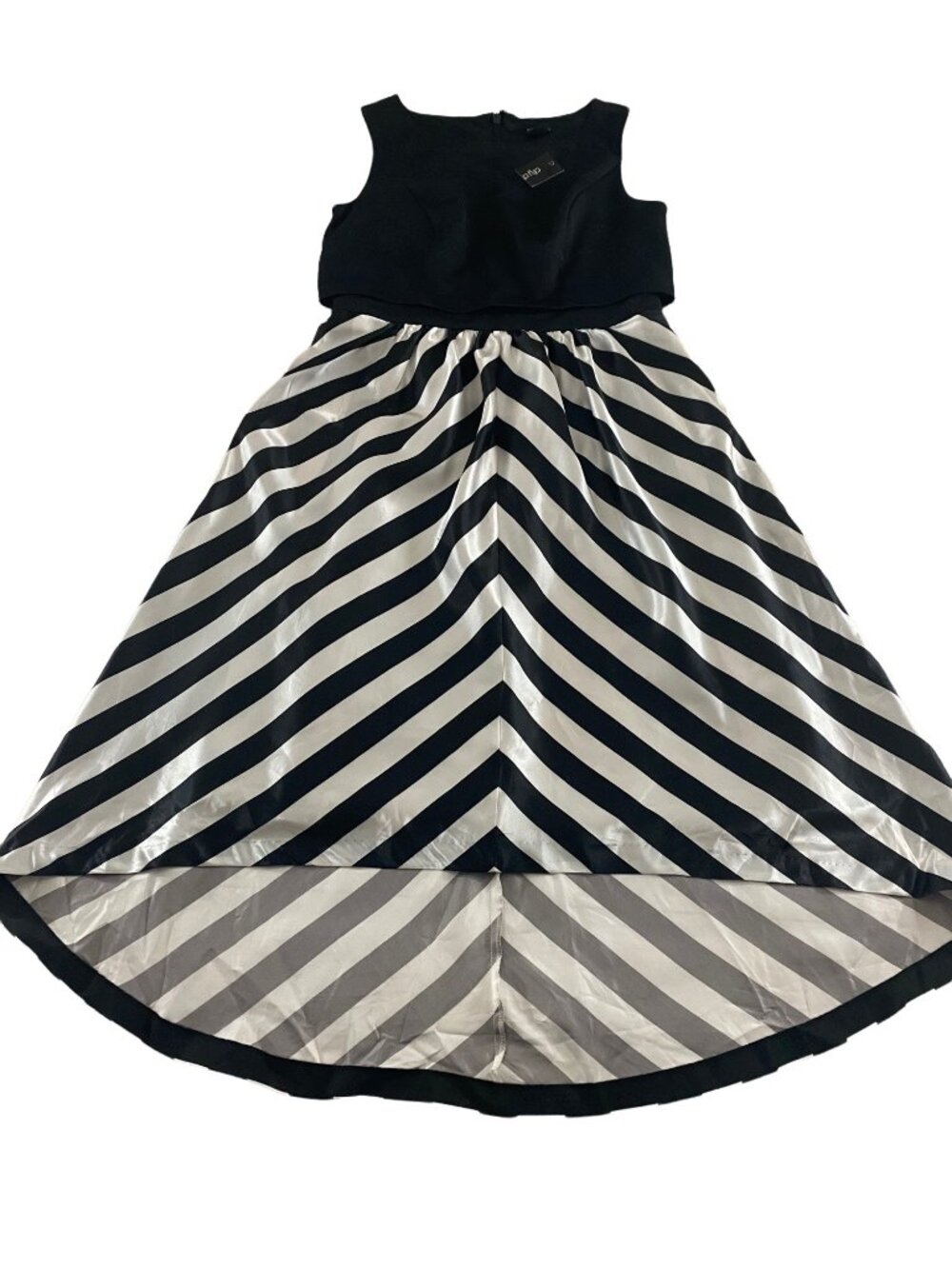 NWT City Chic Satin Chevron Fit And Flare Maxi Dress - 14W